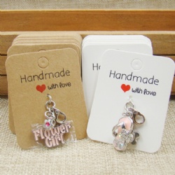 Decorate Paper Hang Tag For Earing Necklace Jewelry