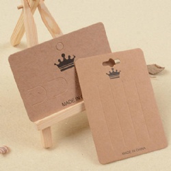 Decorate Paper Hang Tag For Earing Necklace Jewelry