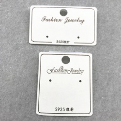 Fashionable Luxury Earring Jewelry Hang Tag For Jewelry