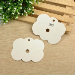 Printed Fold Over Earring Jewelry Card Hang Tag
