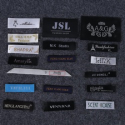 Printed Polyester Woven Size Labels Care Label