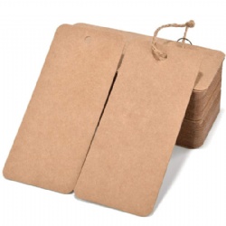 Kraft Paper Clothing Hemp Rope Hang Tags