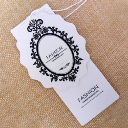 Fashionable Clothes Kraft Paper Hang Tag