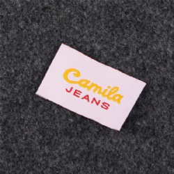Manufacture Custom Fashion High Quality Soft Comfortable Woven Clothing Label For Neck