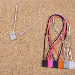 Colorful garment plastic seal tag plastic string