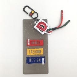 Embossed 3D Logo Soft PVC Rubber Silicone Key-Chain